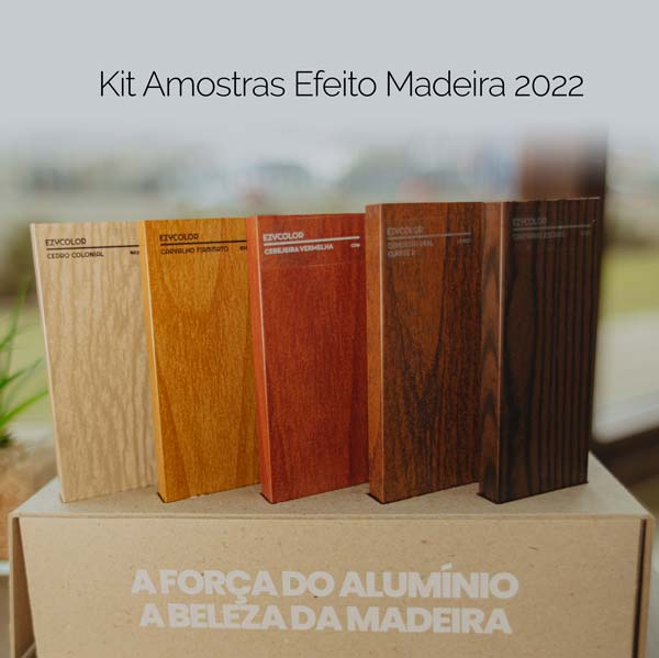 Kit Amostras efeito madeira Ezy Color