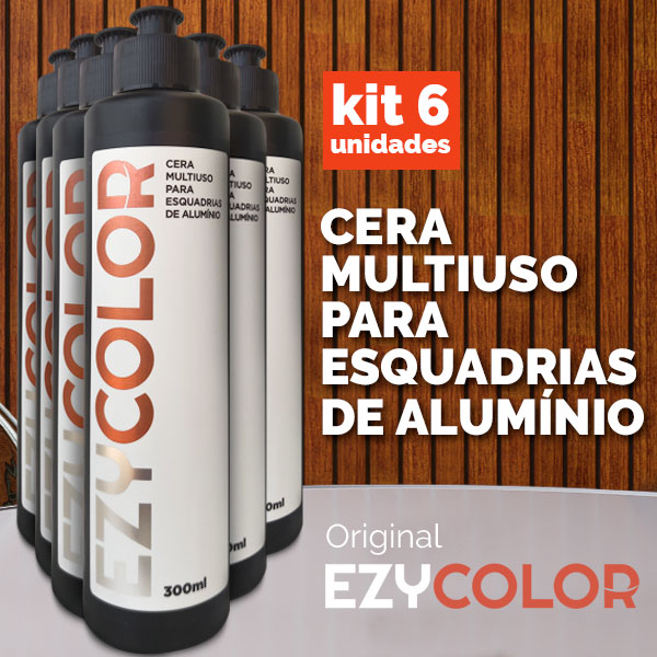 Kit de Cera multiuso para esquadrias de alumínio